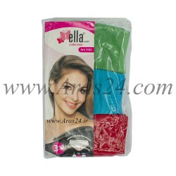 پک 3 عددی شورت زنانه الا کد طرح و رنگ 3-4105 | Ella Economic Slip Set 