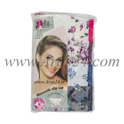 پک 4 عددی شورت زنانه الا کد طرح و رنگ 1-4203 | Ella Economic Slip Set 