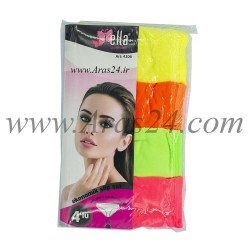 پک 4 عددی شورت زنانه الا کد طرح و رنگ 1-4206 | Ella Economic Slip Set 