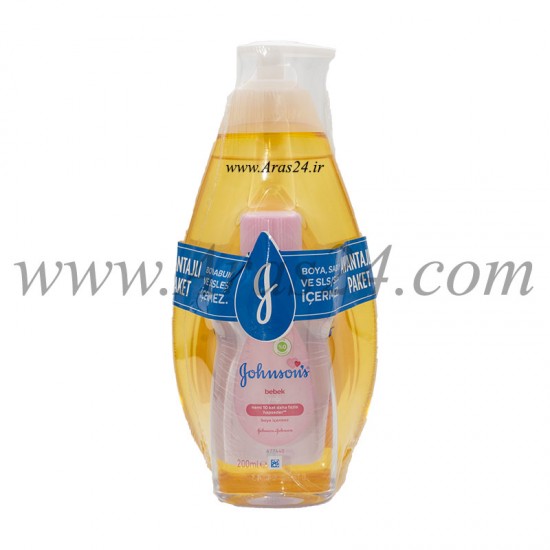 شامپو و لوسیون سر و بدن کودک جانسون 3574669907408 | Johnson's Baby Shampoo & lotion 750 ML & 200 ML