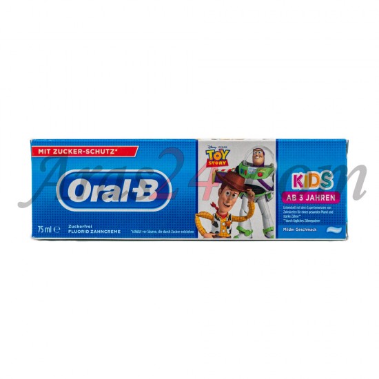 خمیر دندان بچه گانه اورال بی توی استوری 75 میلی لیتر | Oral-B Kids Toothpaste Toy Story
