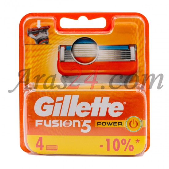 یدک تیغ اصلاح آقایان ژیلت فیوژن 5 پاور | Gillette Fusion 5 Power