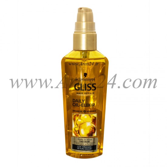 روغن آرگان مو گلیس | Gliss Hair Repair Daily Oil-Elixir 75 ml