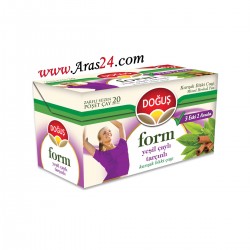 دمنوش لاغری فرم چای سبز و دارچین 20 عددی دوغوش Doğuş Form Çay