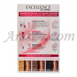 کیت رنگ مو لورآل پاریس رنگ قهوه ای طلایی 5.32 | LOREAL PARIS Excellence Creme 