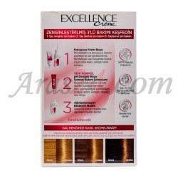 کیت رنگ مو لورآل پاریس رنگ طلایی براق شماره 7.3 | LOREAL PARIS Excellence Creme 