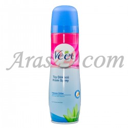 اسپری مو بر ویت پوست های حساس 150 میلی | Veet Sprey Krem Tüy Dökücü Krem Sprey 