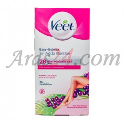 چسب نواری مو بر 20 عددی ویت پوست های معمولی | Veet Sir Ağda Bandı Normal Ciltler
