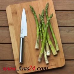 چاقو تمام استیل حرفه ای سر آشپز کرکماز 20 سانتی متری | Korkmaz Pro-Chef 20 cm Şef Bıçak A501-05