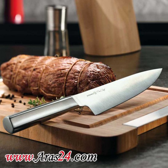 چاقو تمام استیل حرفه ای سر آشپز کرکماز 20 سانتی متری | Korkmaz Pro-Chef 20 cm Şef Bıçak A501-05