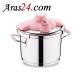 زودپز 6 لیتری کرکماز ترکیه اصل مدل فلورا صورتی | Korkmaz Flora Pink Pressure Cooker A159-01