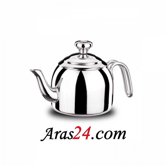 قوری استیل 1/3 لیتری کرکماز اصل ترکیه دروپا | Korkmaz Droppa 1.3 lit Teapot A052