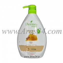ژل شستشوی بدن درمومد عصاره عسل | Dermo med shower gel honey 1000 ml