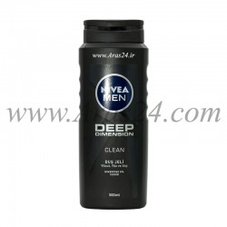ژل دوش شستشوی بدن سر و صورت نیوآ دیپ دایمنشن | Nivea Men Shower Gel 500 ml Deep Dimension 500 ml  