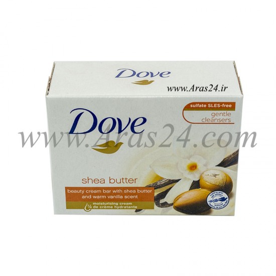 صابون زیبایی پاک کننده شی باتر داو تکی | Dove Shea Butter Beauty Cream Bar 100 Gr