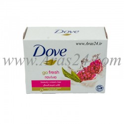 صابون زیبایی احیا و زنده کننده داو رایحه انار و به لیمو تکی | Dove Go Fresh Revive Beauty Cream Bar 100 Gr 