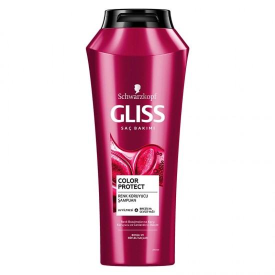 شامپو گلیس قرمز مخصوص موهای رنگ شده 500 میلی لیتر Gliss Protect Color 500 ml