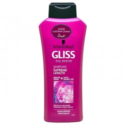 شامپو گلیس مخصوص موهای بلند 525 میلی لیتر Gliss Supreme Length 525 ml