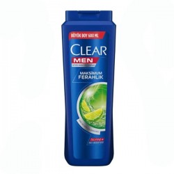 شامپو کلیر لیمویی مخصوص موهای چرب Clear Men Maksimum Ferahlik 600 ml
