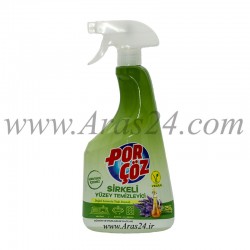 اسپری تمیز کننده سرکه همه کاره پرچز رایحه اسطوخودوس | Porçöz Sirkeli Yüzey Temizleyici Sprey 750 Ml