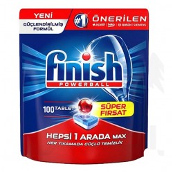 قرص ماشین ظرفشویی فینیش 50 عددی Finish Powerball All in One Max 50 Tablet