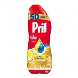 ژل ماشین ظرفشویی پریل طلایی رایحه لیمو 900 میلی لیتر Prill Gold Yag Cuzu 900 ml